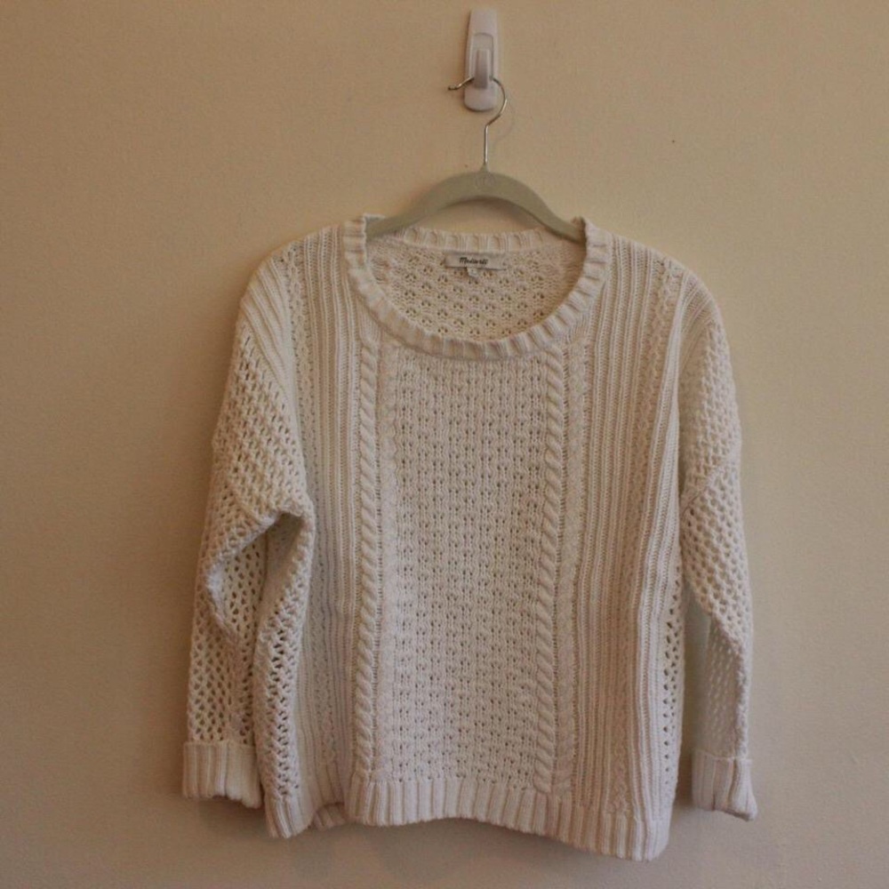 White Madewell sweater